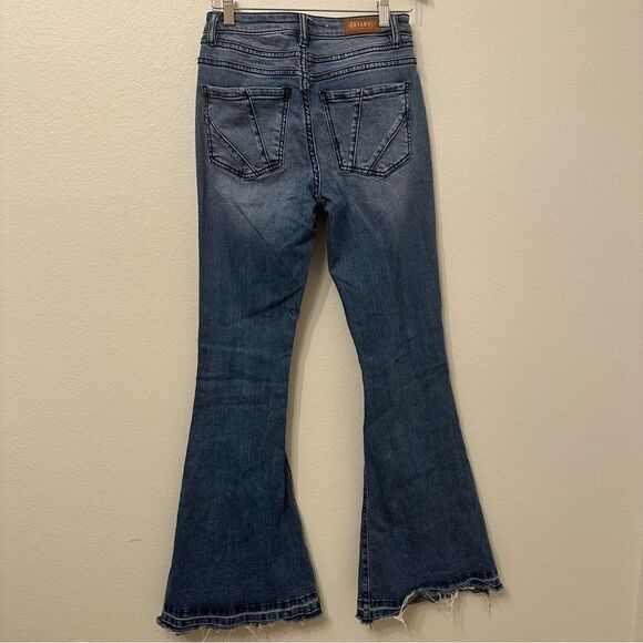 Shyanne Distressed Flare Jeans - Picture 4 of 4